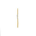 14Kt Yellow Gold Opposite Poles Gold & Diamond Bangle,,hi-res image number null