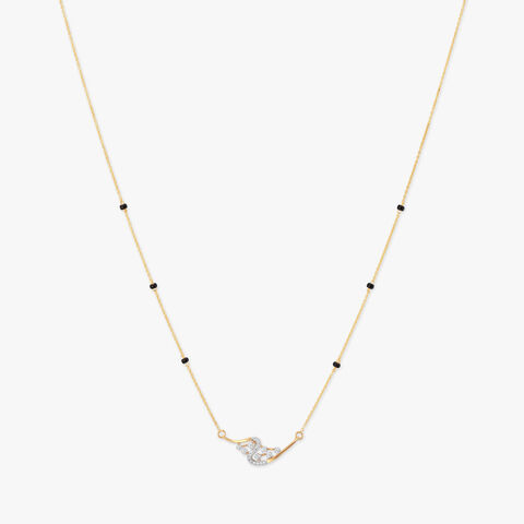 Dancing Spark Diamond Mangalsutra