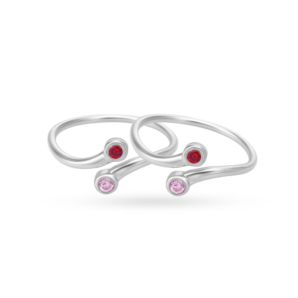 Tanishq silver toe deals rings