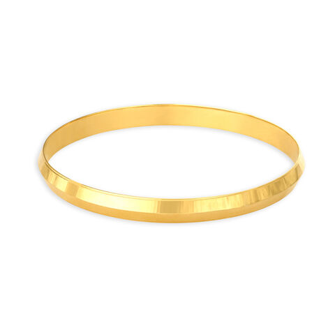 Elegant Minimalistic Gold Kada for Men