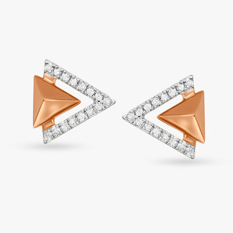 Triangle Stud Earrings