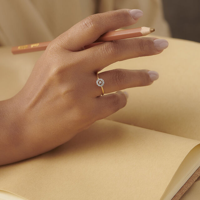 Contemporary Pointer Diamond Ring,,hi-res image number null