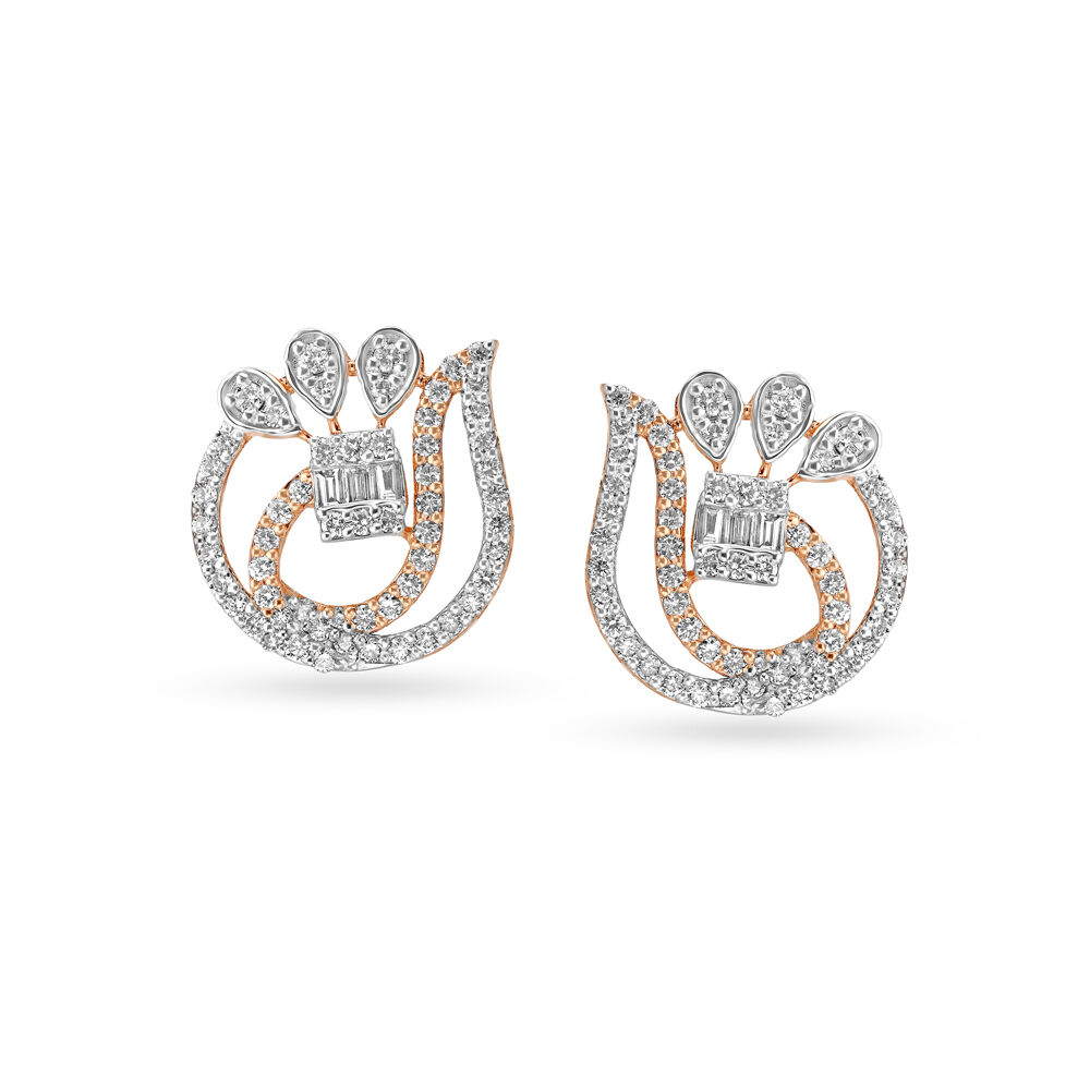 TANISHQ 502114DCJABA022JA005136 Charming Diamond Drop Earrings in Kozhikode  at best price by Cammilli Diamond and Gold  Justdial