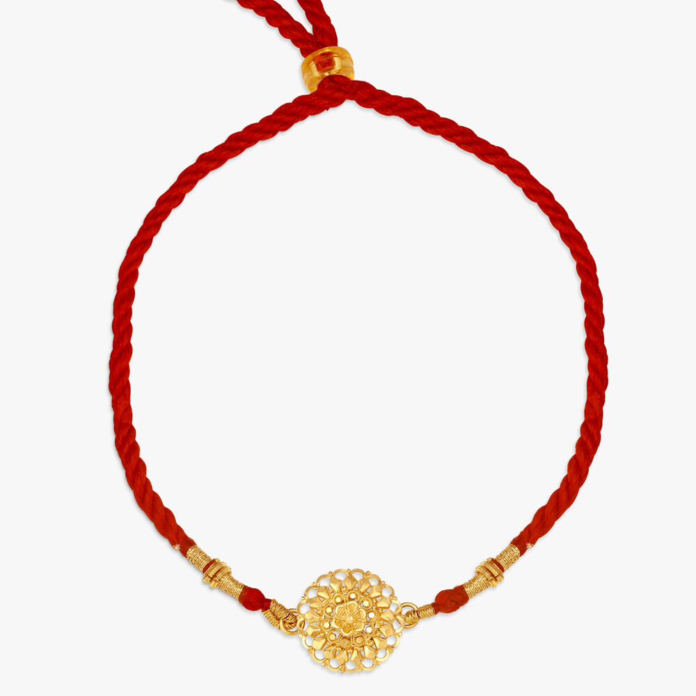 Gold rakhi tanishq outlet