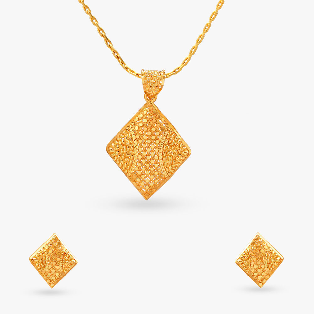 Tanishq locket set store