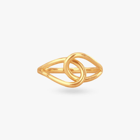 Twist Echo Gold Ring