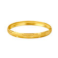 Richly Carved Gold Bangle,,hi-res image number null