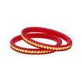 Graceful Gold Pola Bangle,,hi-res image number null
