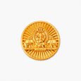 Ganesh Motif 22 Karat Gold Coin,,hi-res image number null