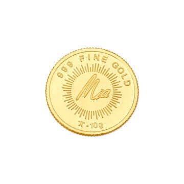 10 Gm 24 Karat Lotus Gold Coin