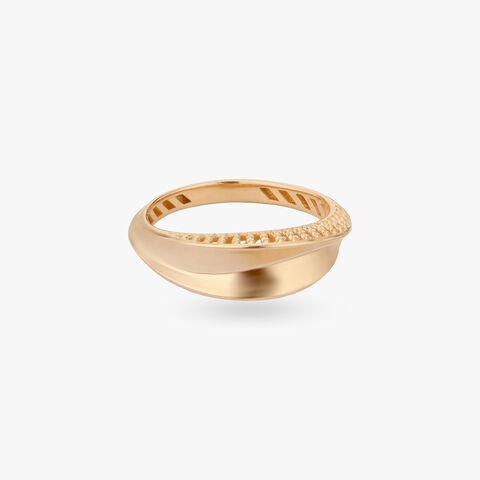 Smooth Shine Gold Ring alternate view 1
