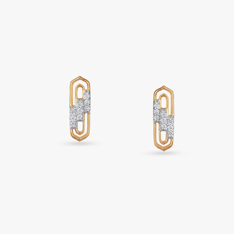 Urban Luxe Diamond Stud Earrings