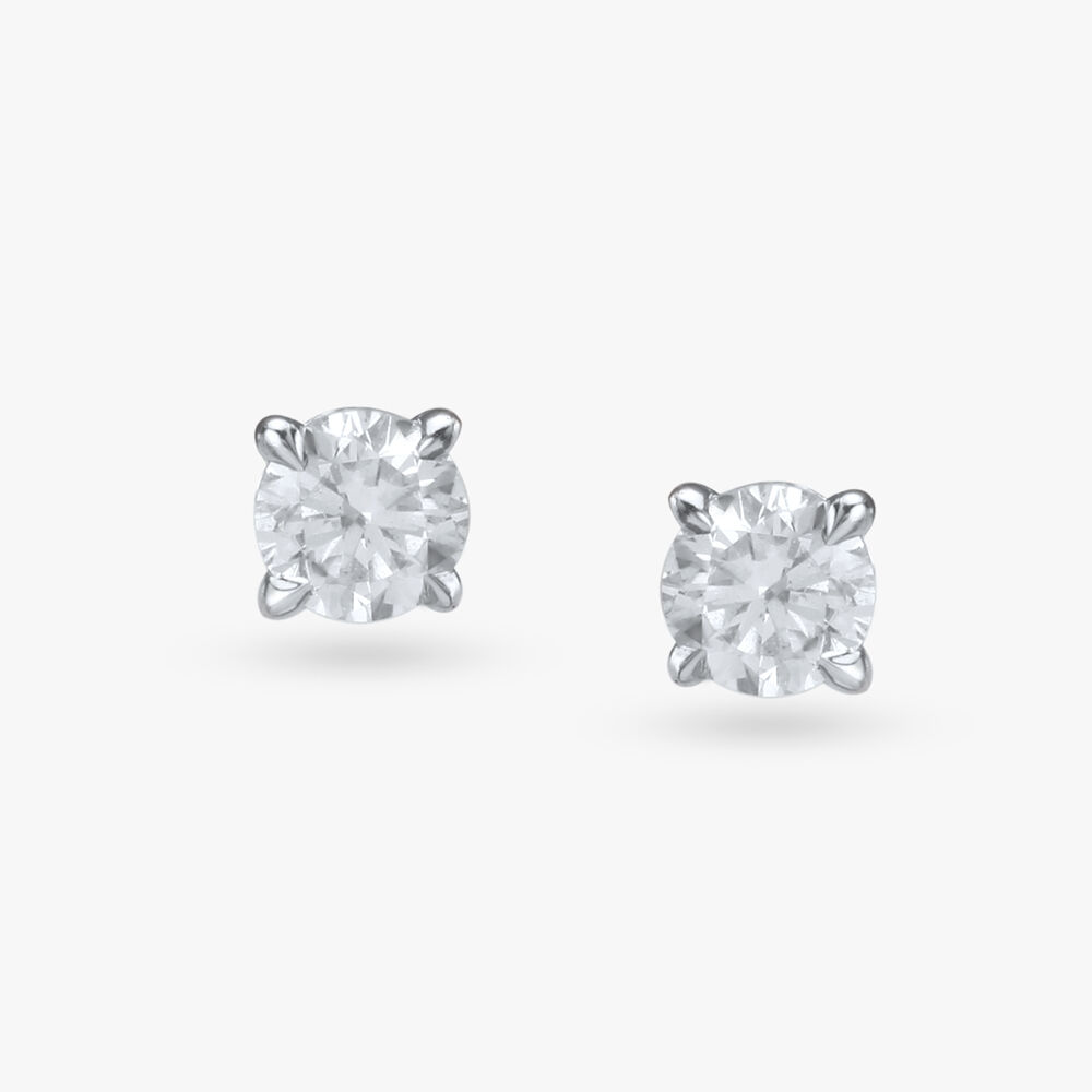 Tanishq earrings solitaire discount