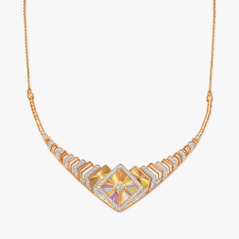 Spectrum Glow Diamond Necklace