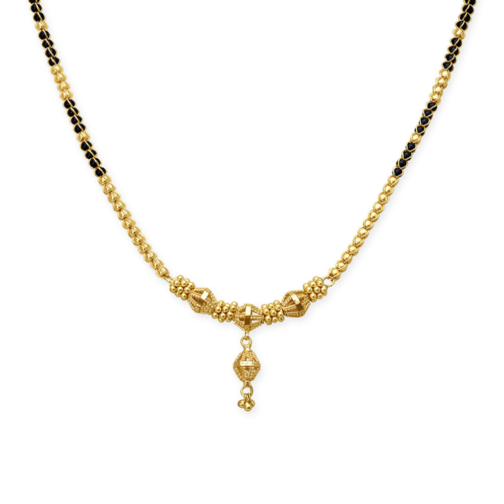 Stunning Sleek Gold Mangalsutra