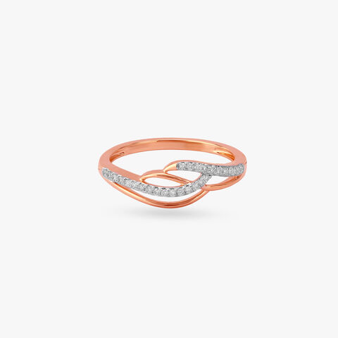 Ribbon Gleam Diamond Ring