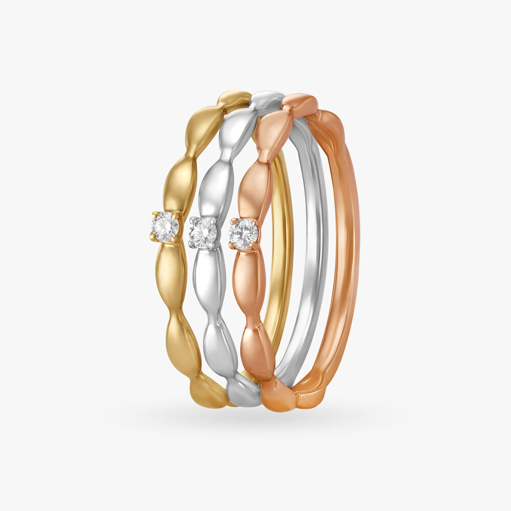 Diamond Rectangle Circle Stackable Ring – Brooke Rayn