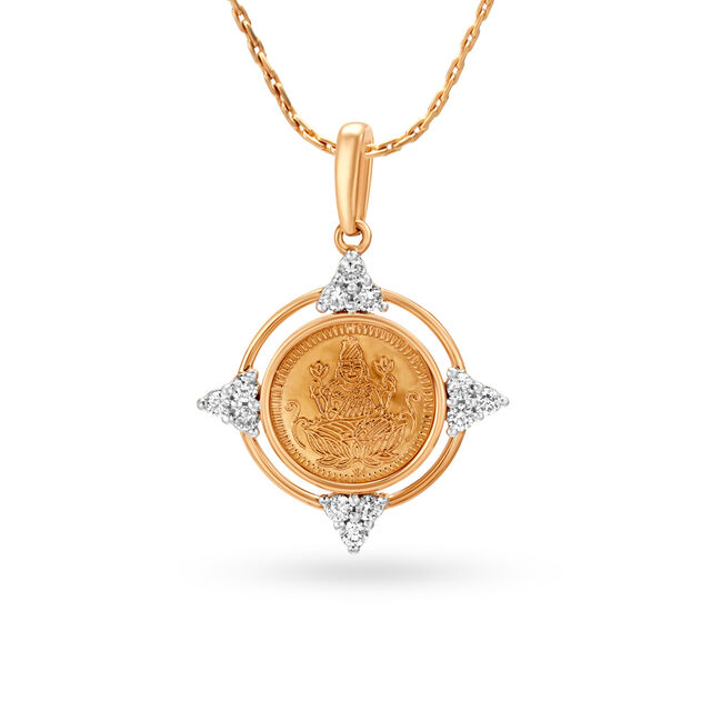 Auspicious Ram Parivaar Diamond Pendant