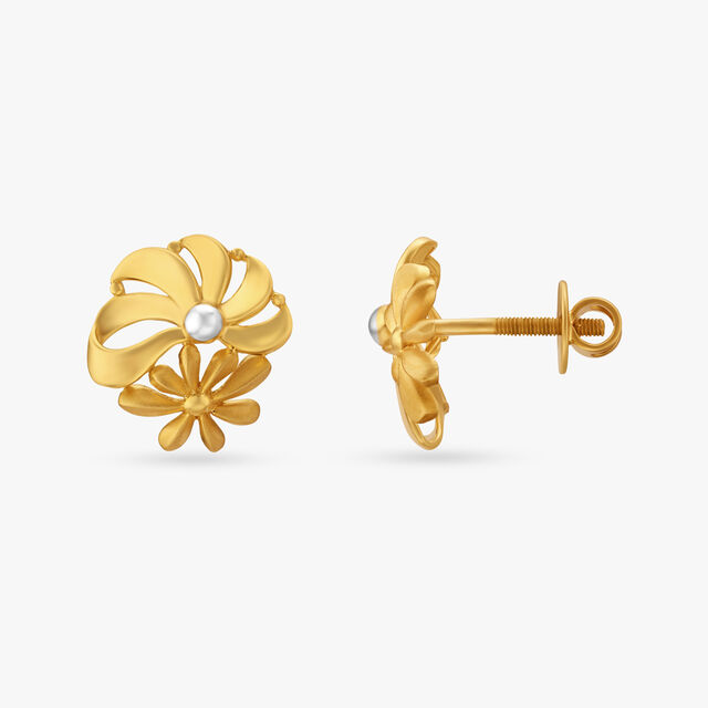Petite Floral Stud Earrings,,hi-res image number null