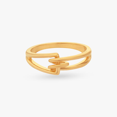 Open Loop Gold Ring alternate view 1