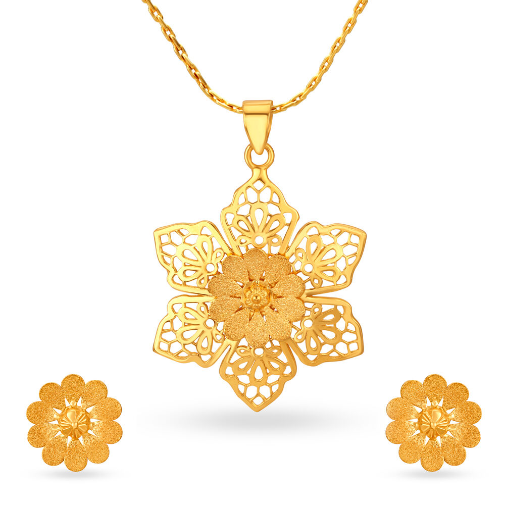 Tanishq online 2025 pendant set