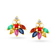 Aanvi Traditional Floral Stud Earrings,,hi-res image number null
