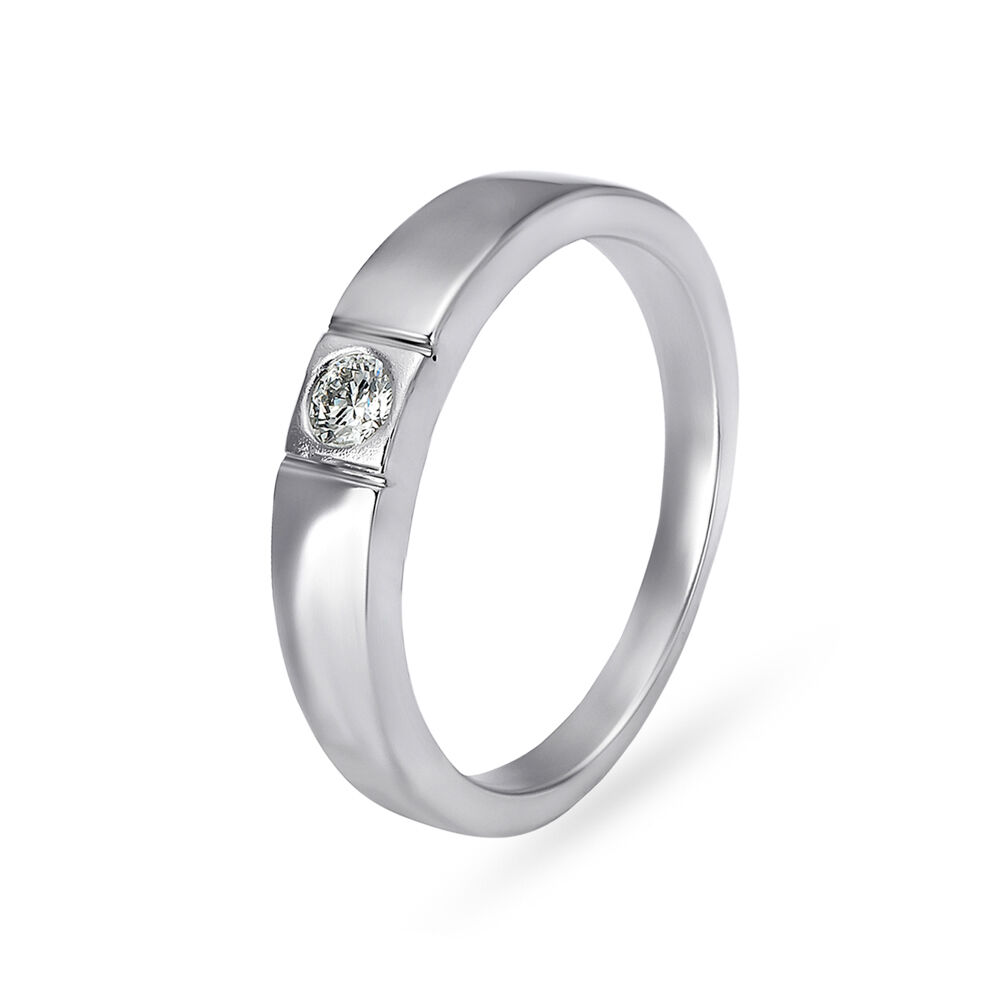 Choice 950 Pure Platinum And Diamond Finger Ring