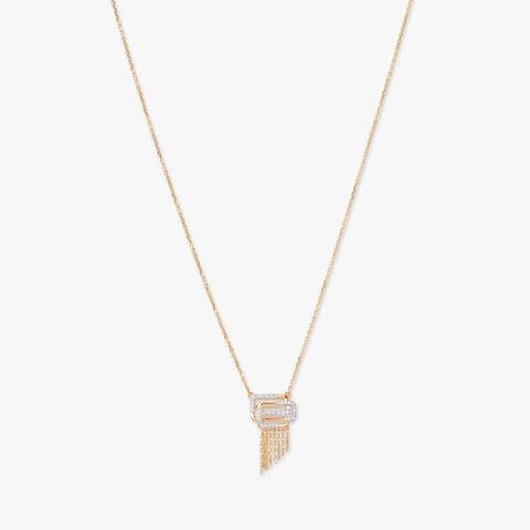 Elegant Tiers Diamond Necklace