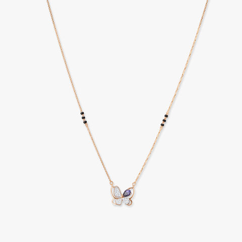 Enchanting Butterfly Diamond Mangalsutra
