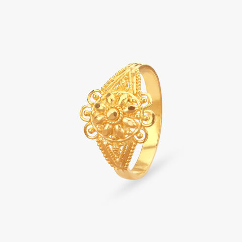 Royal Bloom Gold Ring