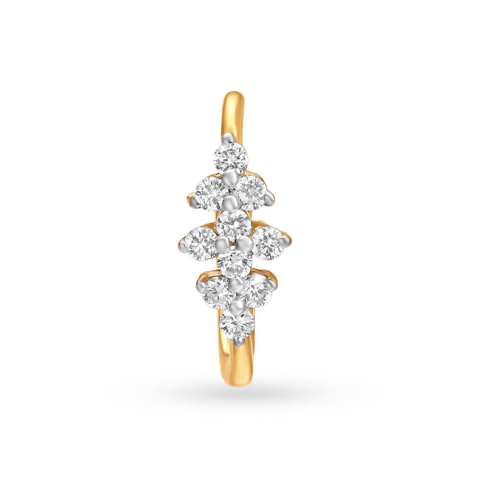 Solitaire nose top pin tanishq