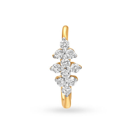 Grand Cluster Diamond Nose Ring