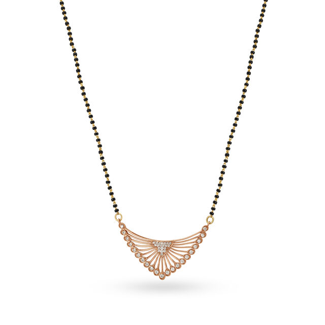Astounding Artistic Diamond Mangalsutra,,hi-res image number null