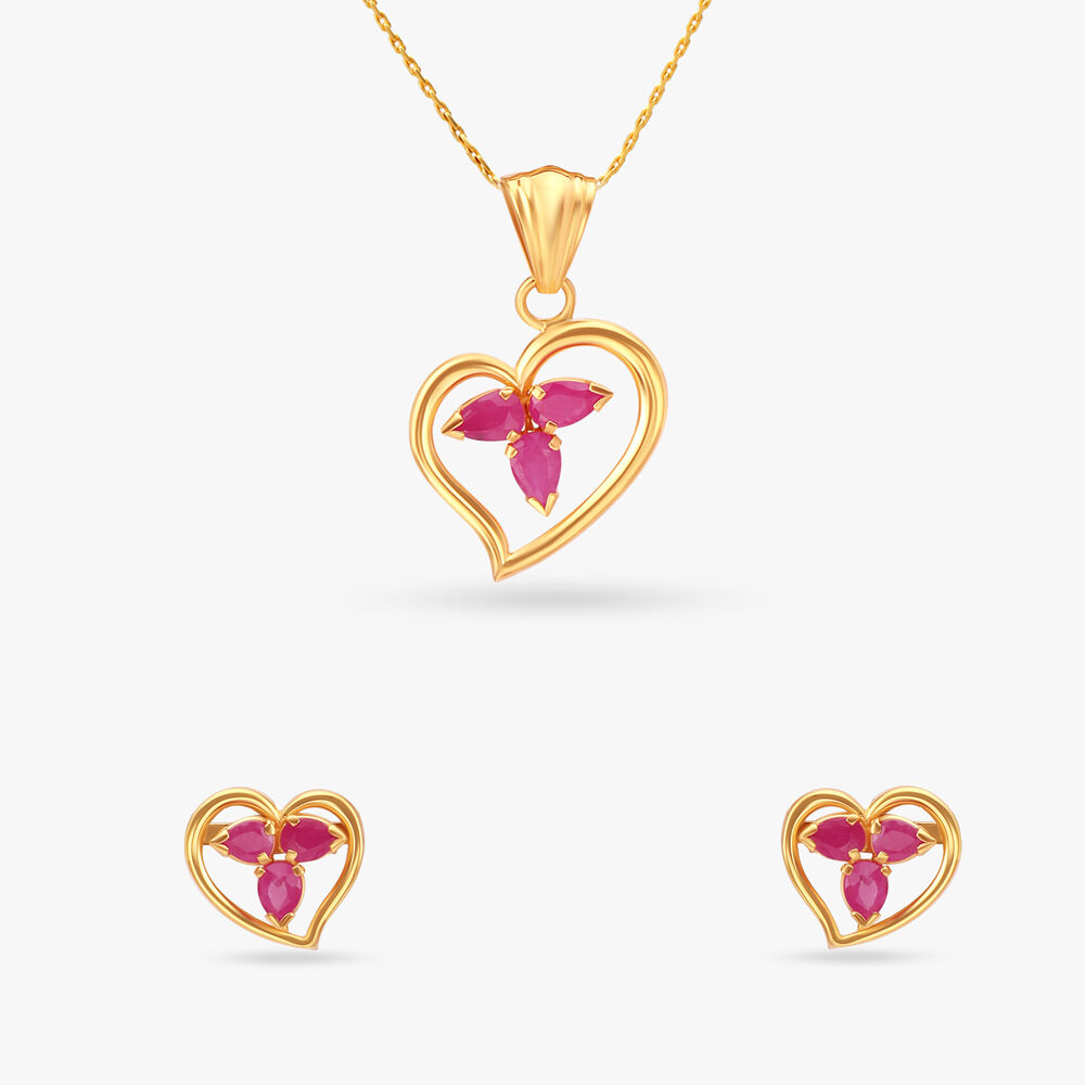 Tanishq heart pendant clearance