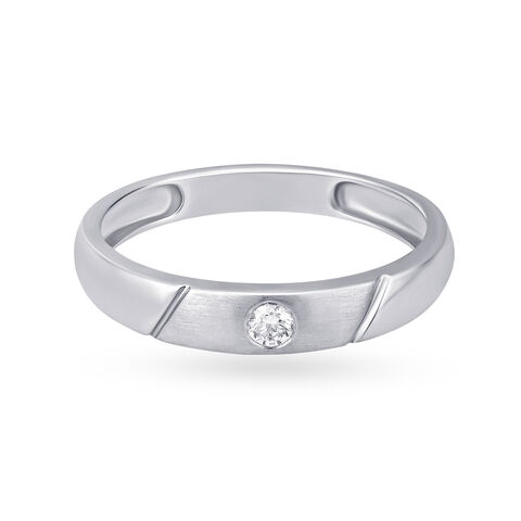 Simplistic 950 Platinum Band Ring