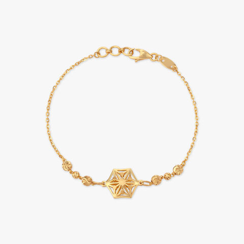 Linear Star Gold Bracelet