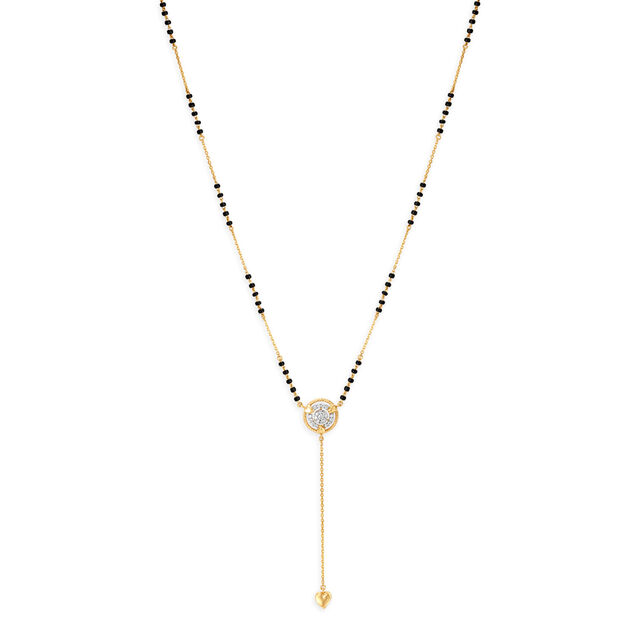 14KT Yellow Gold Mangalsutra for Eternity,,hi-res image number null