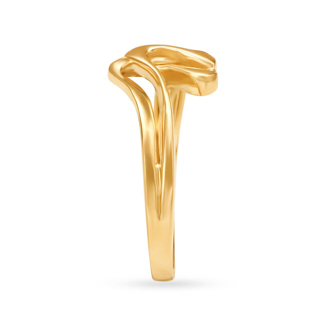 Dainty Wave Gold Ring,,hi-res image number null