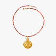 Delicate Engraved Rakhi Pendant,,hi-res image number null