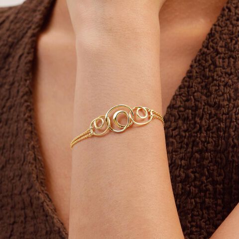 Twisty Chic Gold Bracelet