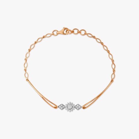 Petal Radiance Diamond Bracelet