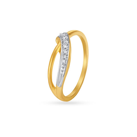 Stylish Diamond Finger Ring