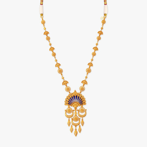 Lunar Radiance Gold Necklace Set