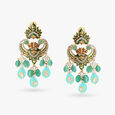 Modish Diamond Kashida Necklace Set,,hi-res image number null
