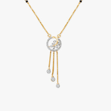 Contemporary Swirls Mangalsutra