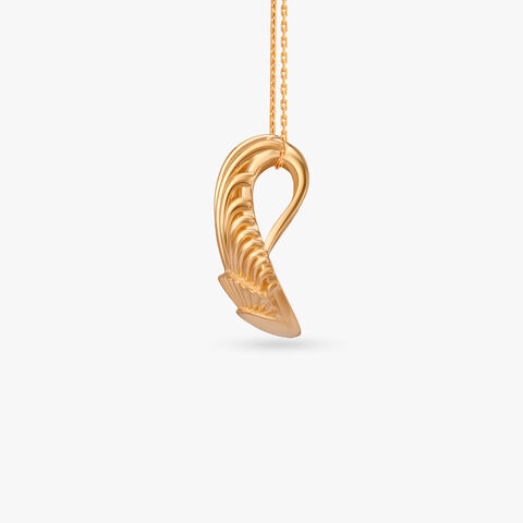 Aurora Mesh Gold Pendant