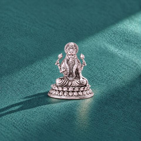 Shri Lakshmi Silver Idol
