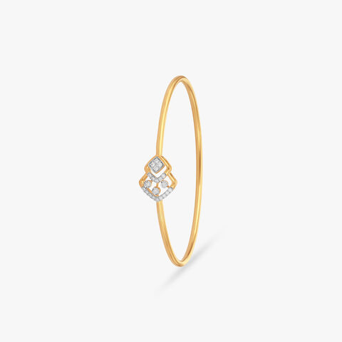 Floating Spark Diamond Bangle
