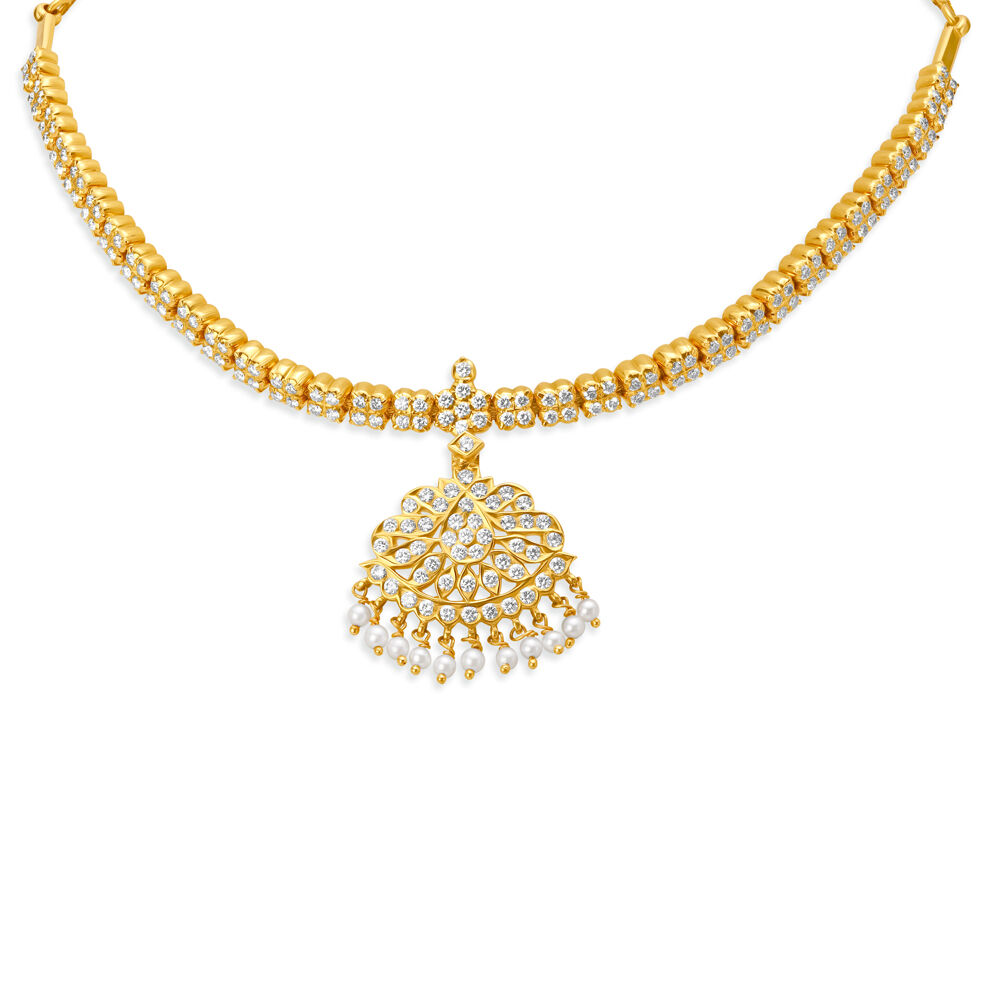 Tanishq shop pearl pendant