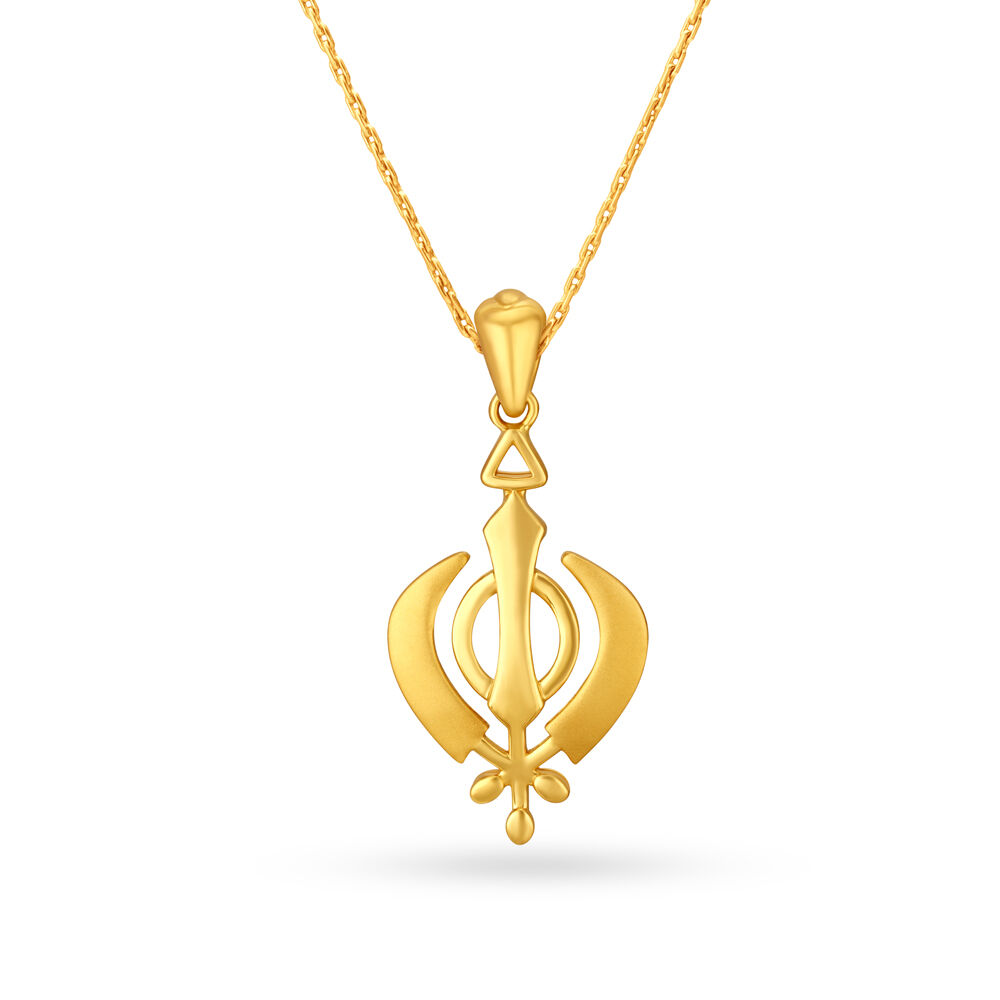 Gold khanda top